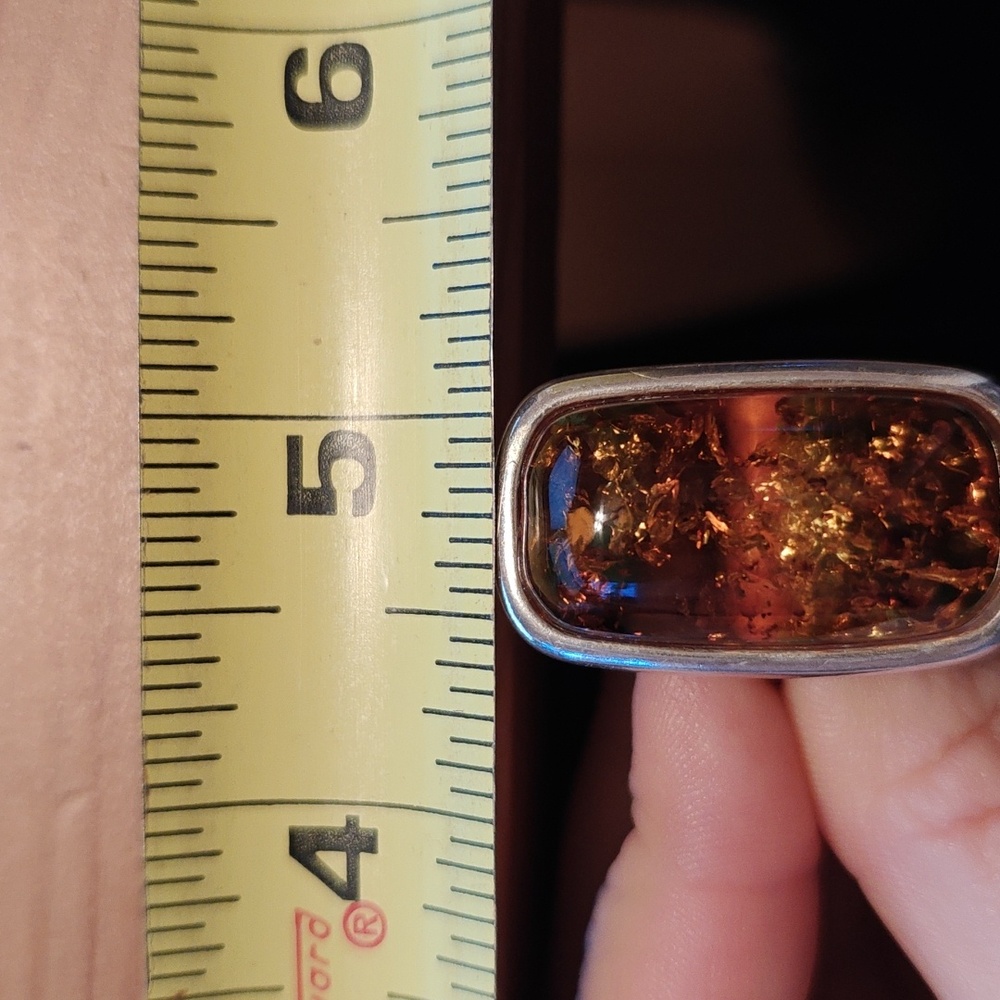 925 Midwest Amber Ring - Picture 16 of 16